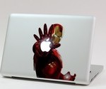 Naklejka IronMan na MacBooka